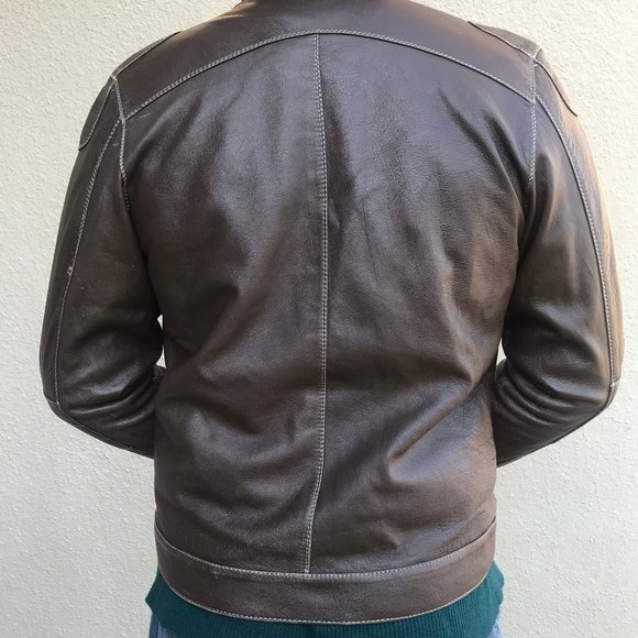 Manolos Pure Leather Jacket Product of Ecuador - Picture 2 of 8
